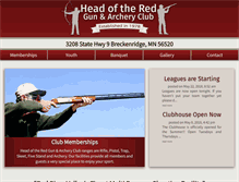 Tablet Screenshot of headofthered-trapclub.com
